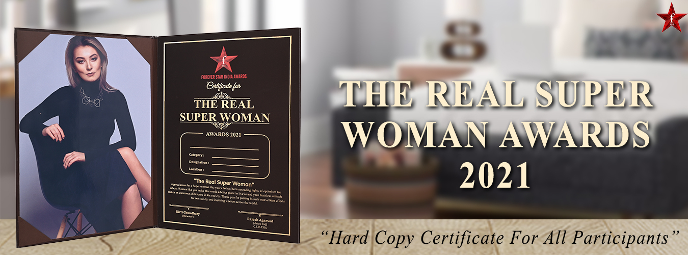 The Real Super Woman Hard Copy Certificate